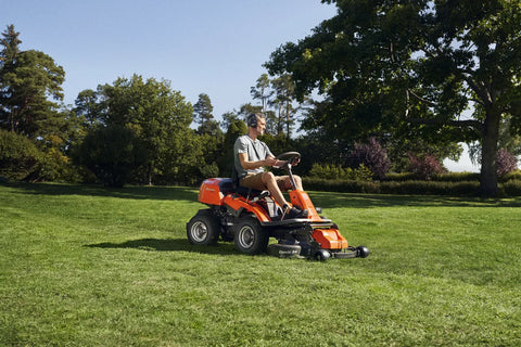 Husqvarna sit on lawn mower deals